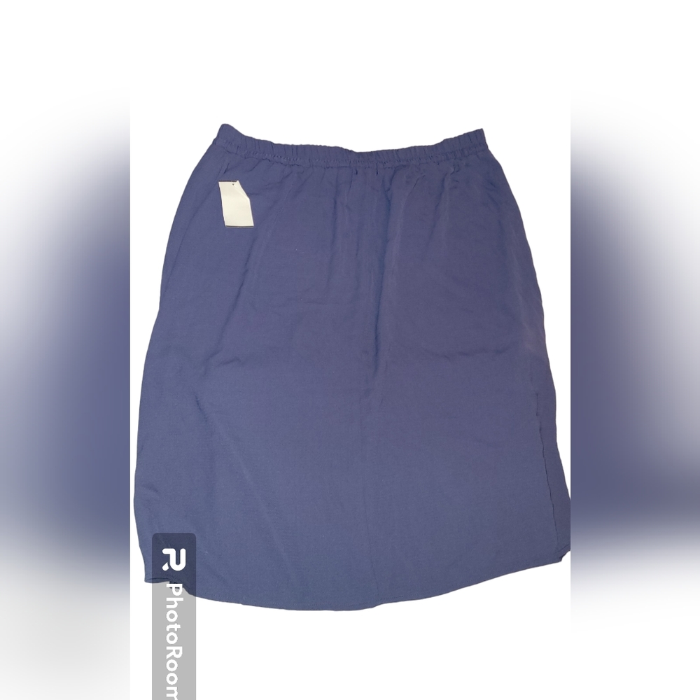 XL Woven midi skirt - navy bnwt fire L.A. flowing